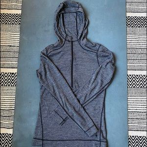 Smartwool 100% Merino Wool 3/4 Zip Hooded Long-Sleeve